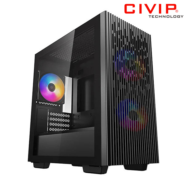 Case Deepcool Maxtrexx 40 - RGB 3F - Black