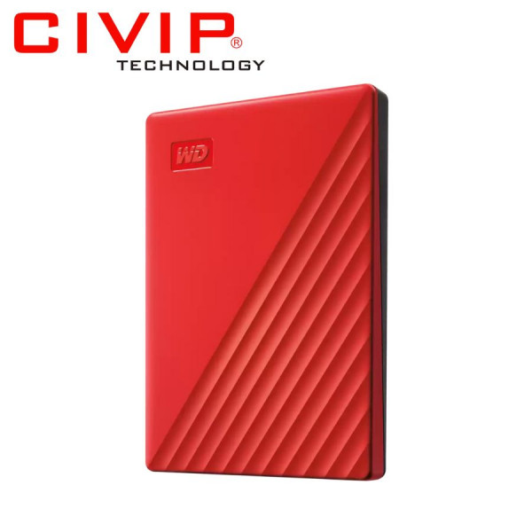 Ổ cứng di động HDD WD My Passport  2TB - Đỏ