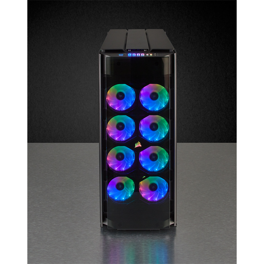 Case Corsair Obsidian Series 1000D Full Tempered Glass Aluminum (Super Tower/Màu Đen/Led RGB)
