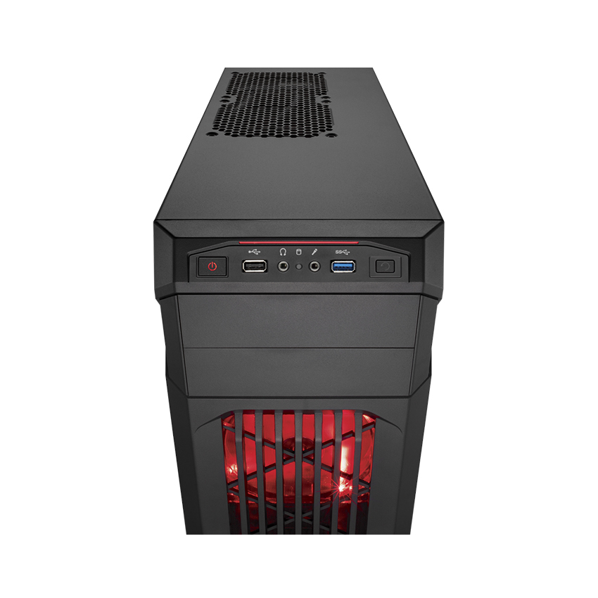 Case Corsair Carbide Series SPEC-01 Red LED Gaming (Mid Tower/Màu Đen )