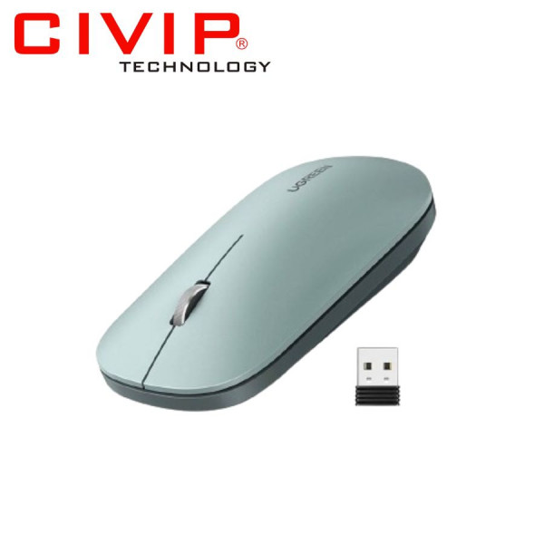 Chuột không dây Ugreen 25159 (2.4Ghz + Bluetooth) - Xanh lá