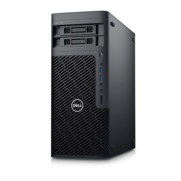 Máy tinh trạm Dell Precision T5860 T5860W3242316512G (Intel Xeon W3-2423 /16Gb (1x16Gb) DDR5/512SSD+1TB HDD/VGA Nvidia T400 4GB GDDR6/DVD+/-RW/750W/Win 11P/3Y/Prosup)