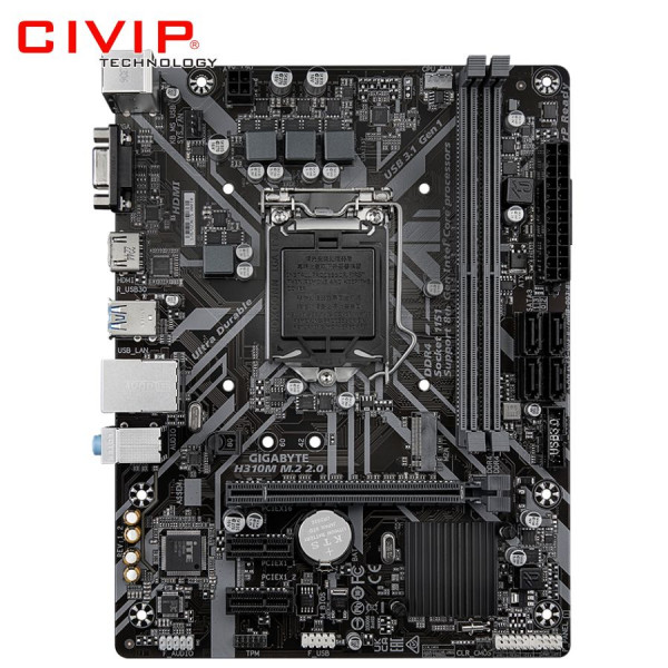 Mainboard GIGABYTE H310M M.2 2.0 (Chipset H310, CPU Intel LGA 1151, Ram DDR4, VGA/HDMI)