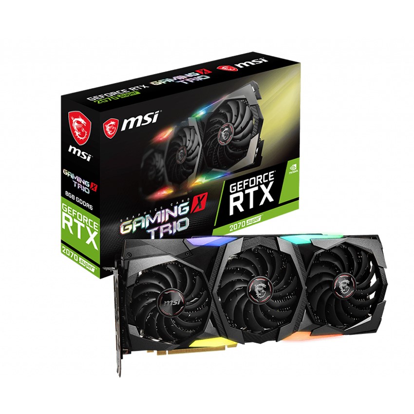 Card màn hình MSI RTX 2070 Super GAMING X TRIO (8GB GDDR6/256-bit/HDMI+DP)