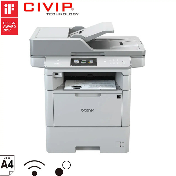 Máy in Laser trắng đen đa năng Brother MFC-L6900DW