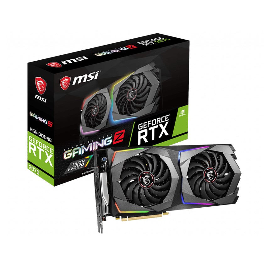 Card màn hình MSI RTX 2070 GAMING Z (8GB GDDR6/256-bit/HDMI+DP+Type-C)
