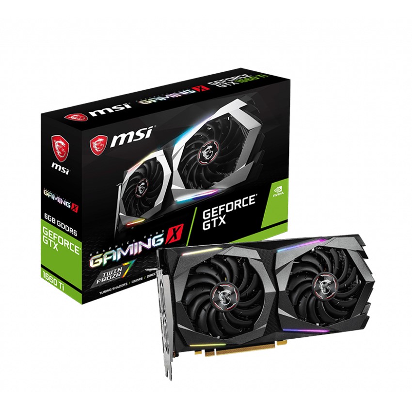 Card màn hình MSI GTX 1660 Ti GAMING X (6GB GDDR6/192-bit/HDMI+DP)