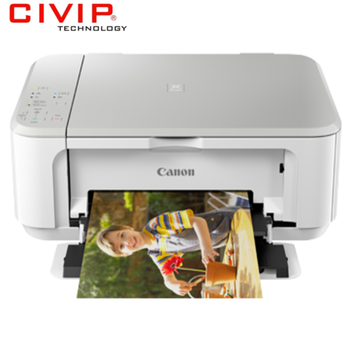 Máy in phun đa năng màu Canon MG3670 ( Trắng )