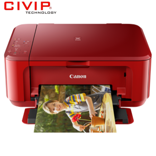 Máy in phun đa năng màu Canon MG3670 ( Đỏ )
