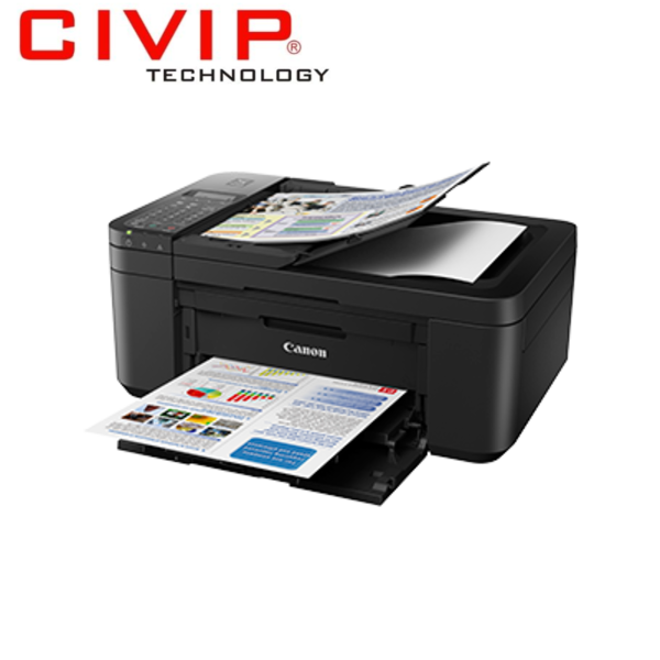 Máy in phun màu đa năng Canon TR4670S BK