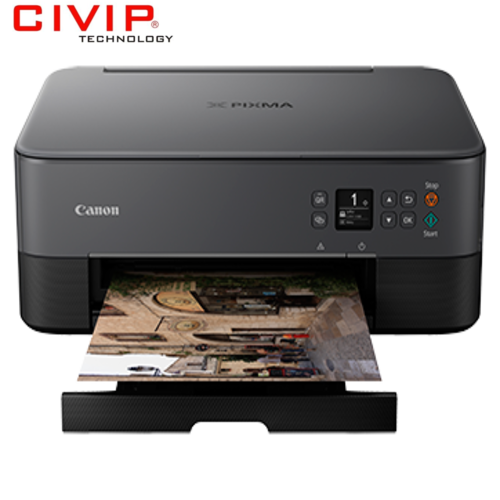 Máy in phun đa năng màu Canon TS5370A (Đen)