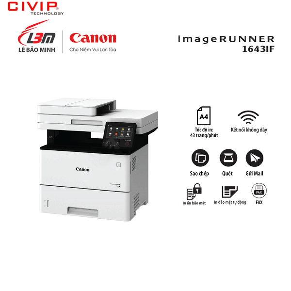 Máy in đa năng Canon iR1643iF