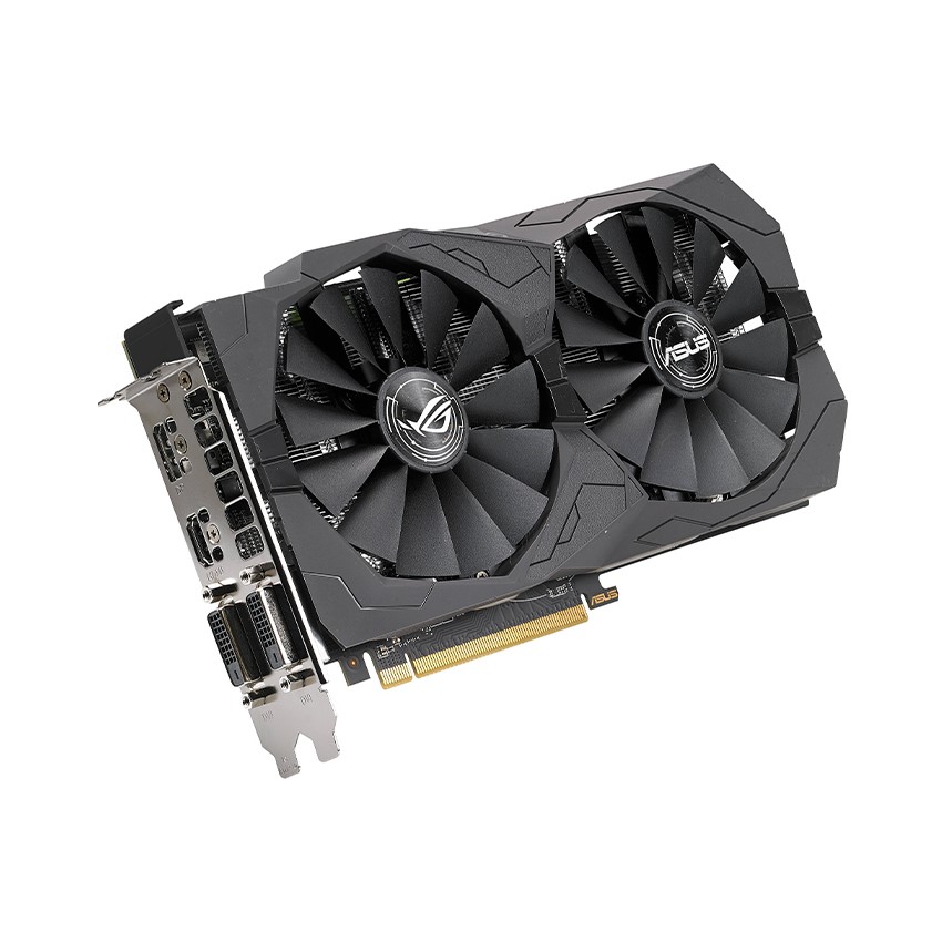 Card màn hình ASUS ROG-STRIX-RX570-O4G-GAMING (4GB GDDR5, 256-bit, DVI+HDMI+DP)