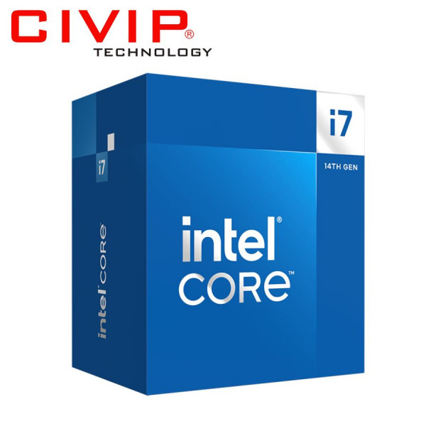 CPU Intel Core i7-14700 Box (2.1Ghz Turbo 5.4Ghz/20 Core/28 Thread/33MB/65W)