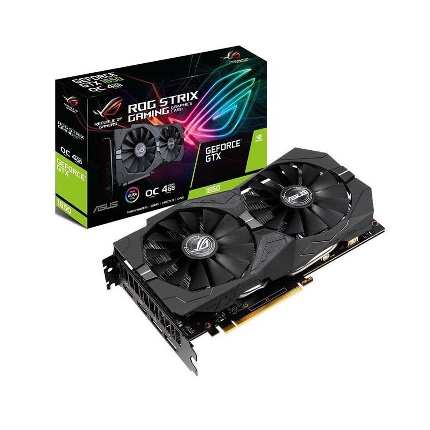 Card màn hình ASUS ROG STRIX GTX 1650-A4G GAMING (4GB GDDR5/128-bit/HDMI+DP)