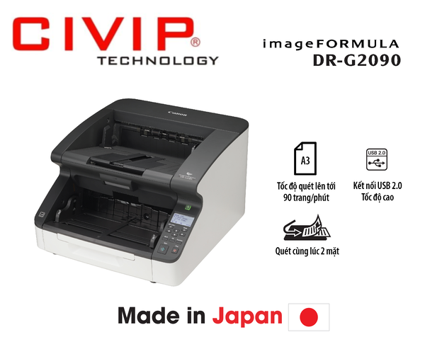 Máy scan Canon DR-G2090 (A3/A4/2 mặt/USB)