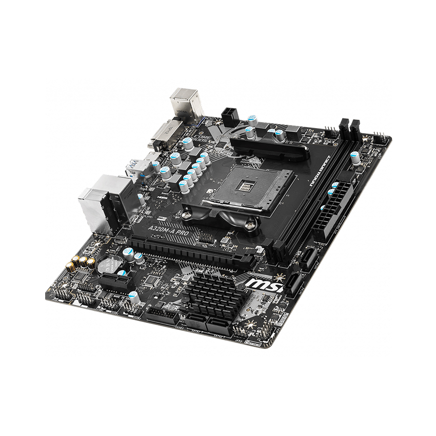 Mainboard MSI A320M-A PRO (AMD A320/Socket AM4/m-ATX/2 khe RAM DDR4)