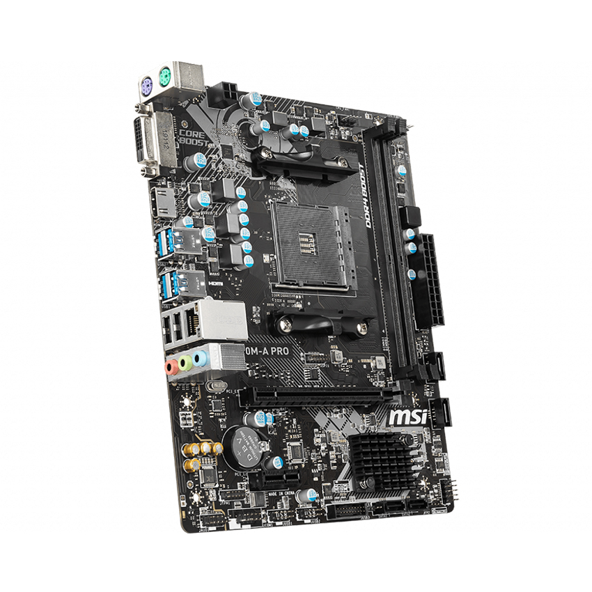 Mainboard MSI A320M-A PRO (AMD A320/Socket AM4/m-ATX/2 khe RAM DDR4)