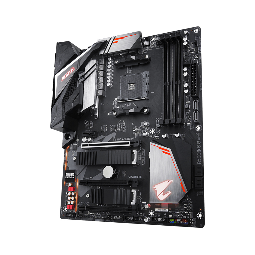 Mainboard GIGABYTE B450 AORUS PRO (AMD B450/Socket AM4/4 khe RAM DDR4/ ATX))