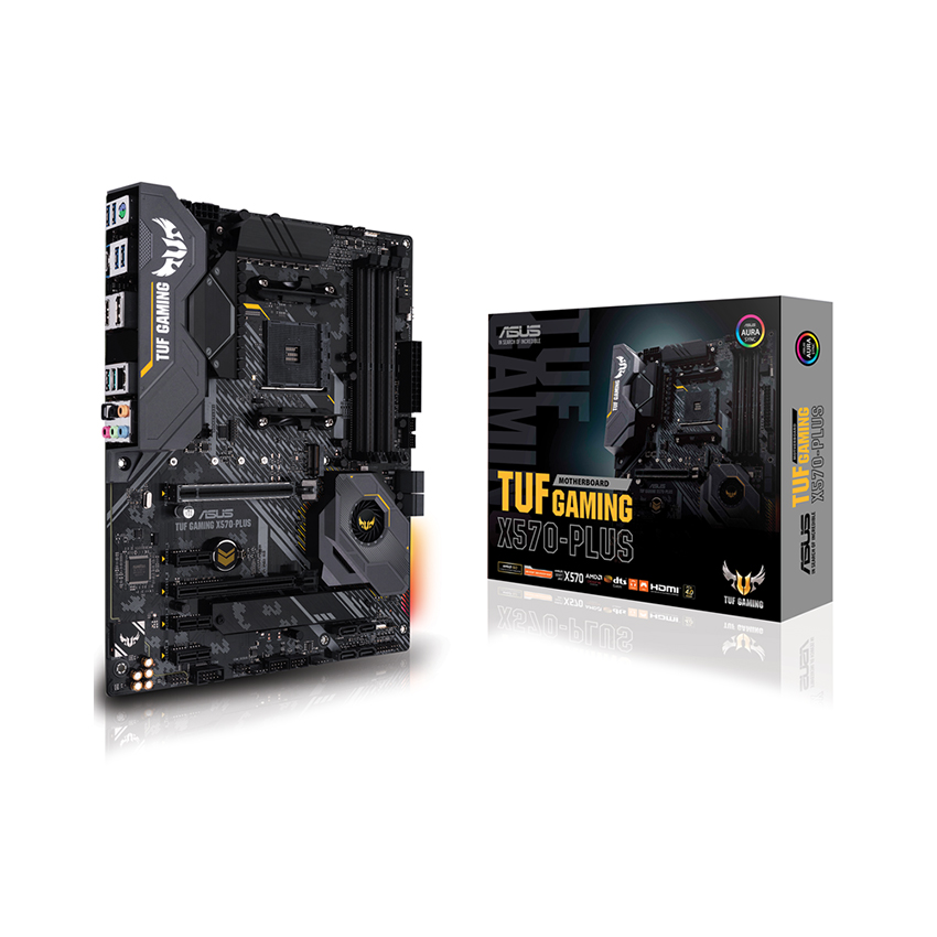 Mainboard ASUS TUF GAMING X570-PLUS (AMD X570/Socket AM4/ATX/4 khe RAM DDR4/Type C/ HDMI/ DP)