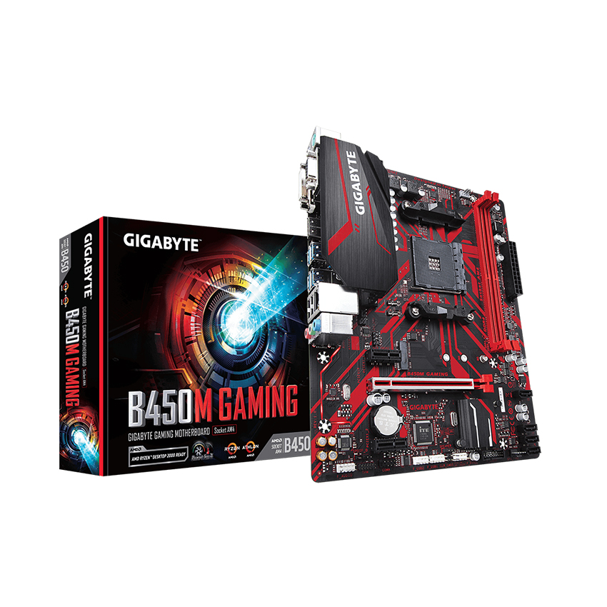 Mainboard GIGABYTE B450M-Gaming (AMD B450/Socket AM4/ATX/2 khe RAM DDR4)