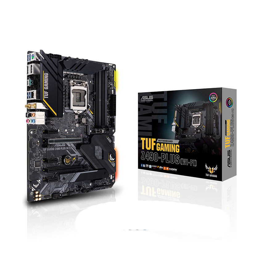 Mainboard ASUS TUF Gaming Z490-PLUS (WI-FI) (Intel Z490/Socket 1200/ATX/4 khe RAM DDR4)