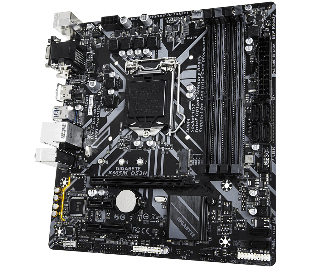 Mainboard Gigabyte B365M- DS3H (Intel B365/Socket 1151-v2/4 khe Ram DDR4)