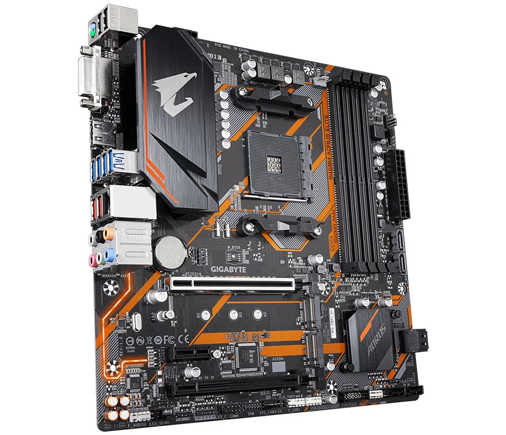 Mainboard Gigabyte B450M AORUS ELITE (AMD B450/Socket AM4/4 khe Ram DDR4)