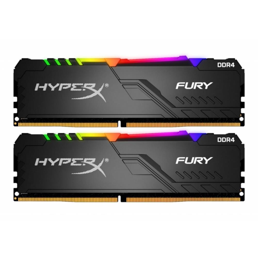 Ram PC Kingston DDR4 PREDATOR RGB 32GB 3200MHz DDR4 CL16 DIMM (Kit of 2) HyperX FURY RGB