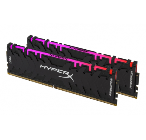 Ram PC Kingston DDR4 PREDATOR RGB 32GB 3200MHz DDR4 CL16 DIMM (Kit of 2) HyperX FURY RGB