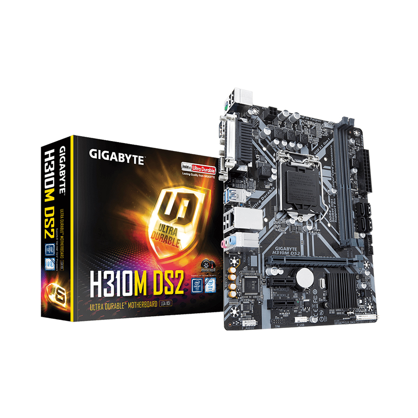 Mainboard Gigabyte H310M DS2 (Intel H310/Socket 1151-v2/mATX/2 khe RAM DDR4)