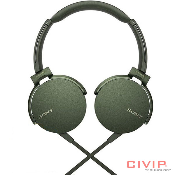 Tai Nghe Sony Mdr Xb 250 Tai Nghe Sony MDR-XB550AP (Green)