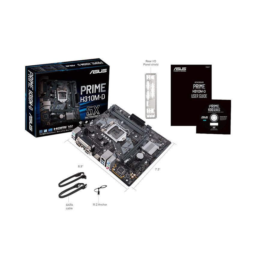 Mainboard ASUS PRIME H310M-D (Intel H310/Socket 1151/m-ATX/2 khe RAM DDR4)