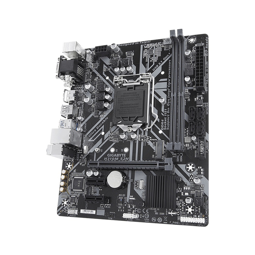 Mainboard Gigabyte H310M S2H (Intel H310/Socket 1151-v2/mATX/2 khe RAM DDR4)