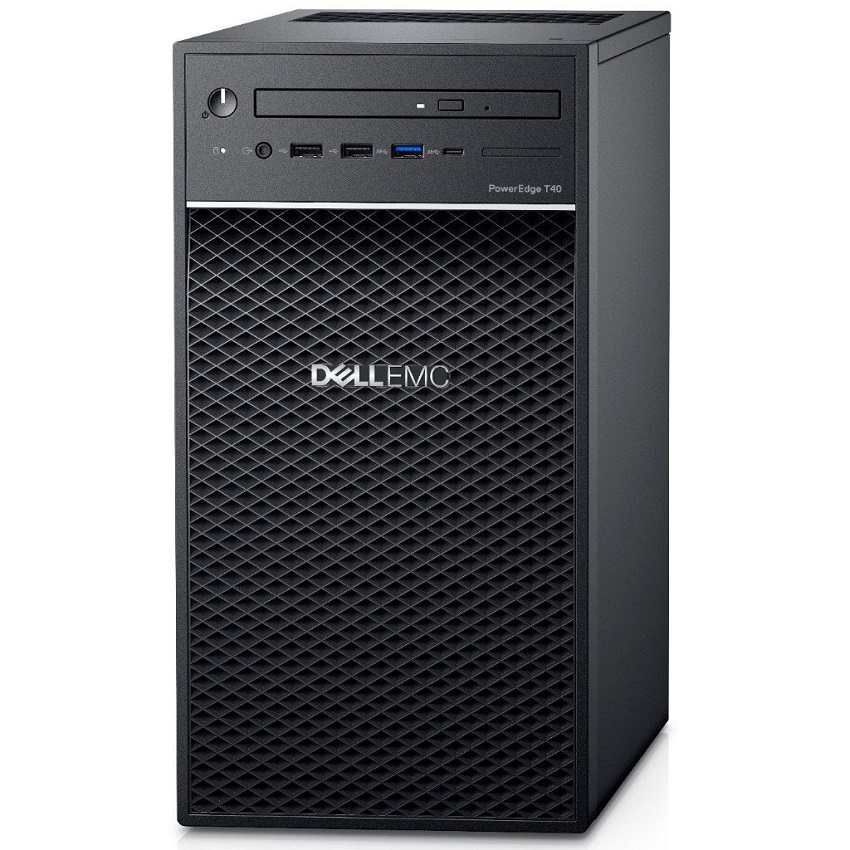 Máy chủ Server Dell PowerEdge T40 (Xeon E-2224G/8GB RAM/1TB HDD/DVDRW)