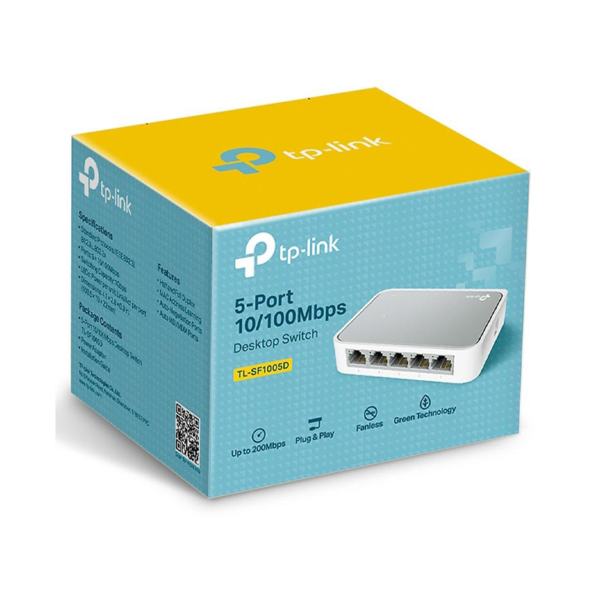 Switch để bàn 5 cổng 10/100Mbps TPLink TL-SF1005D