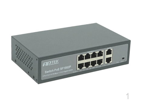 Switch PoE APTEK 8 cổng SF1082P 10/100Mbps