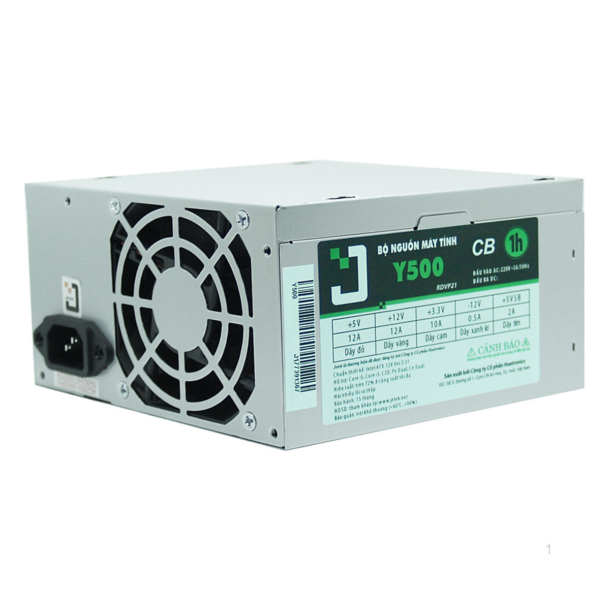 Nguồn Jetek Y500 (230W/ATX/4pin-CPU)