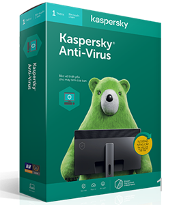 Phần mềm diệt Virus Kaspersky AntiVirus 3PC - KAV 3PC