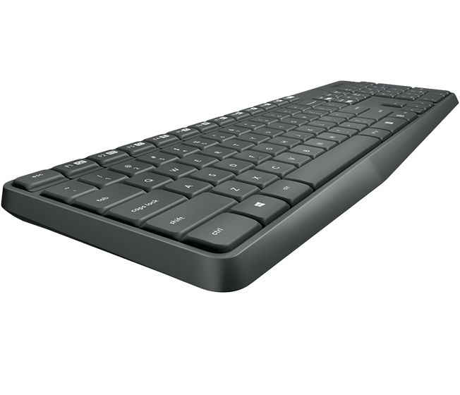 Bộ phím chuột Logitech MK235 WIRELESS/OPTICAL/XÁM (GREY)