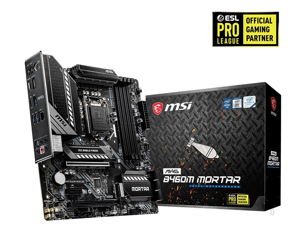 Mainboard MSI MAG B460M MORTAR (Intel B460/Socket 1200/m-ATX/4 khe