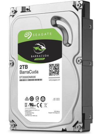 Ổ cứng HDD Seagate Barracuda (2TB/3.5 inch/7200RPM/SATA3/6GBs/256MB Cache) - ST2000DM008