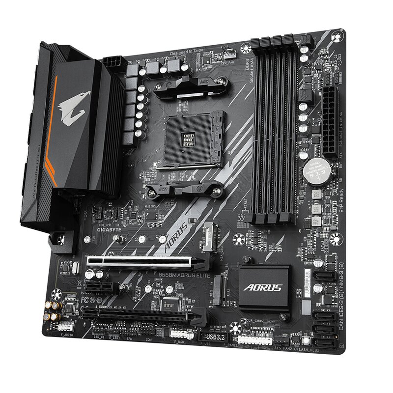 Mainboard Gigabyte B550M AORUS ELITE (Chipset AMD B550/ Socket AM4/ Ram DDR4)