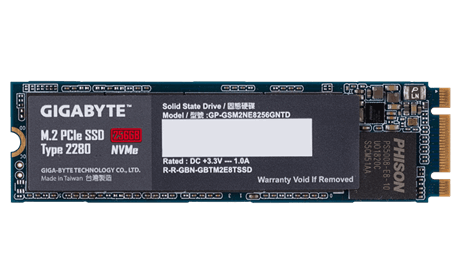 Ổ cứng SSD Gigabyte  M.2 NVMe 256GB