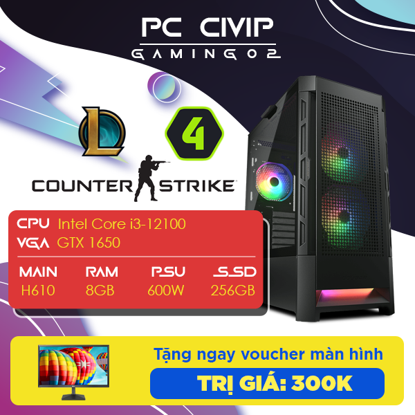 Máy bộ CIVIP Gaming 02