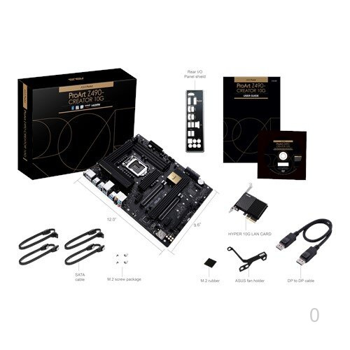 Mainboard ASUS PROART Z490 - Creator 10G (Chipset Z490/ Socket 1200/ DDR4 4 khe/ ATX)