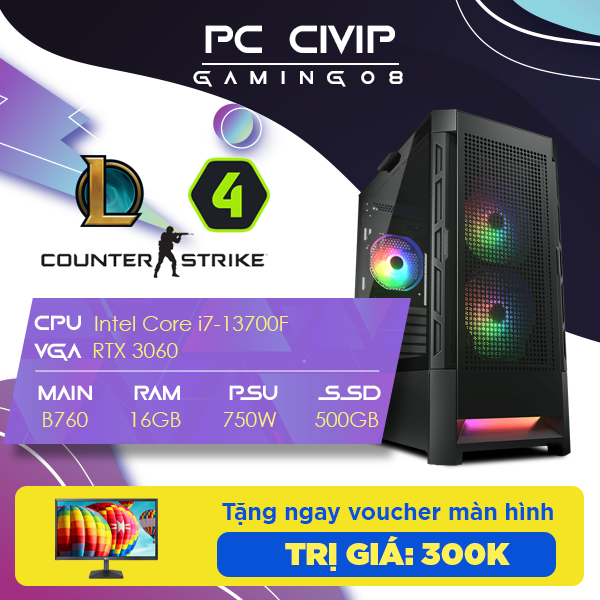 Máy Bộ CIVIP - Gaming 08