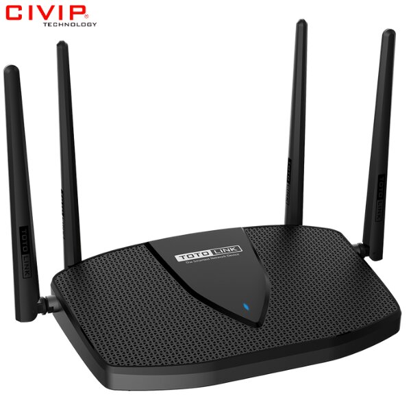 Router Totolink Wi-Fi 6 băng tần kép Gigabit AX1800 - X5000R