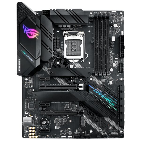 Mainboard Asus ROG STRIX B460-F GAMING (Chipset B460, Socket 1200, Ram DDR4, ATX, Pin RGB, HDMI, DP)