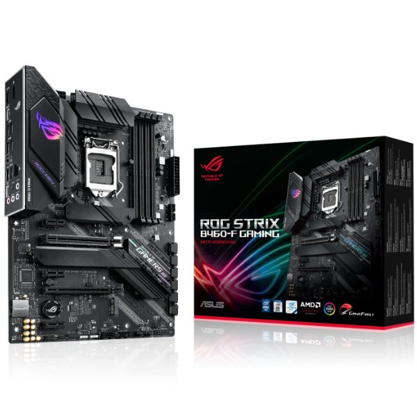 Mainboard Asus ROG STRIX B460-F GAMING (Chipset B460, Socket 1200, Ram DDR4, ATX, Pin RGB, HDMI, DP)